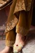 Mustard Yellow Velvet Suit Set