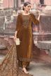 Mustard Yellow Velvet Suit Set